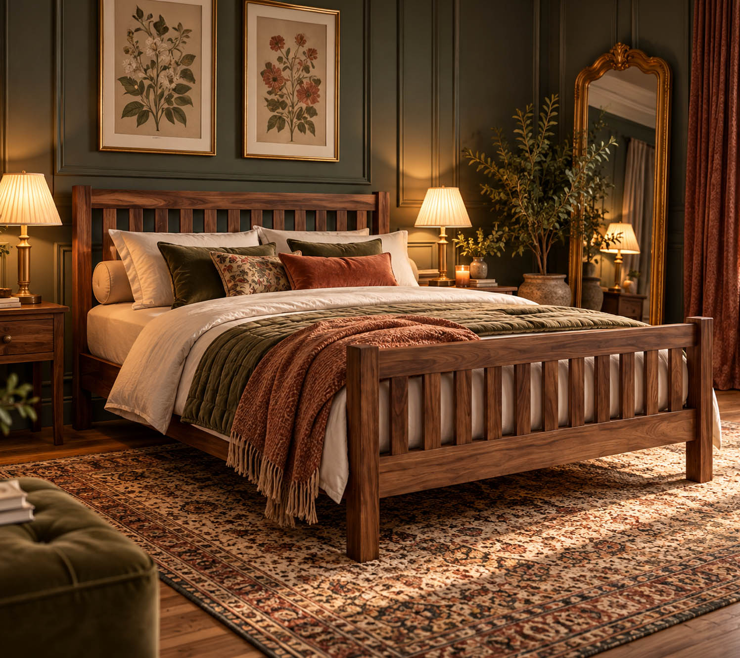 victorian style bedroom Glow, Not Glare