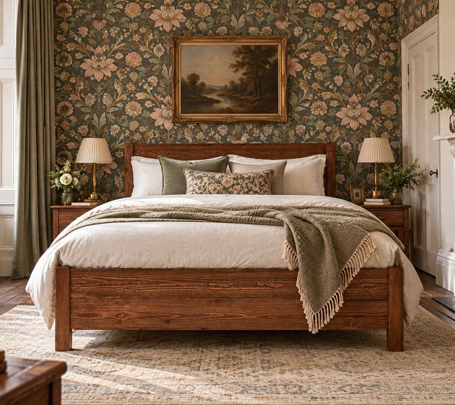 decorating victorian bedroom Pattern as Personality