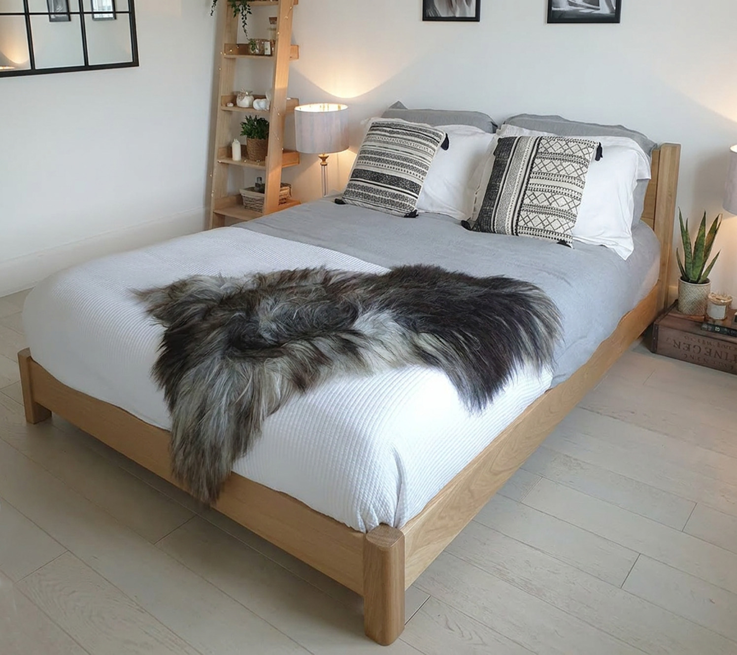 white bedroom decor textured layers